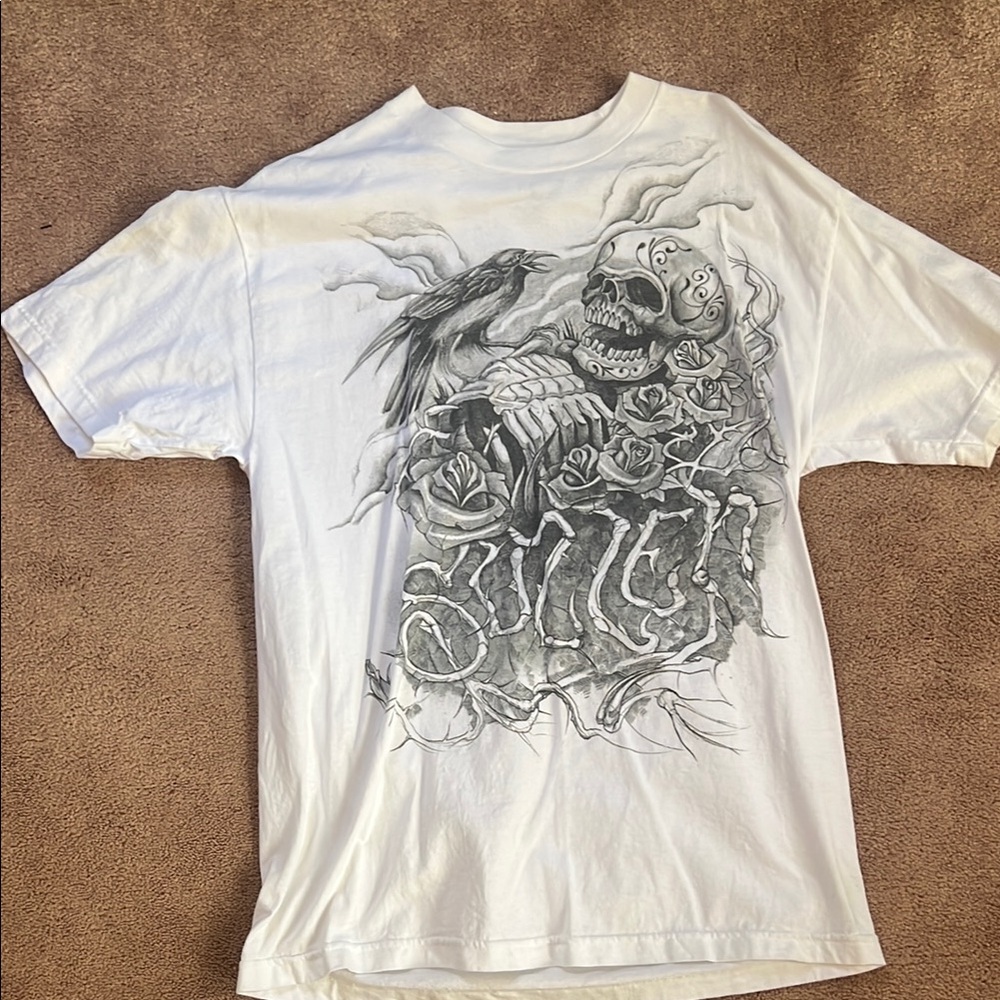 White Graphic T-Shirt